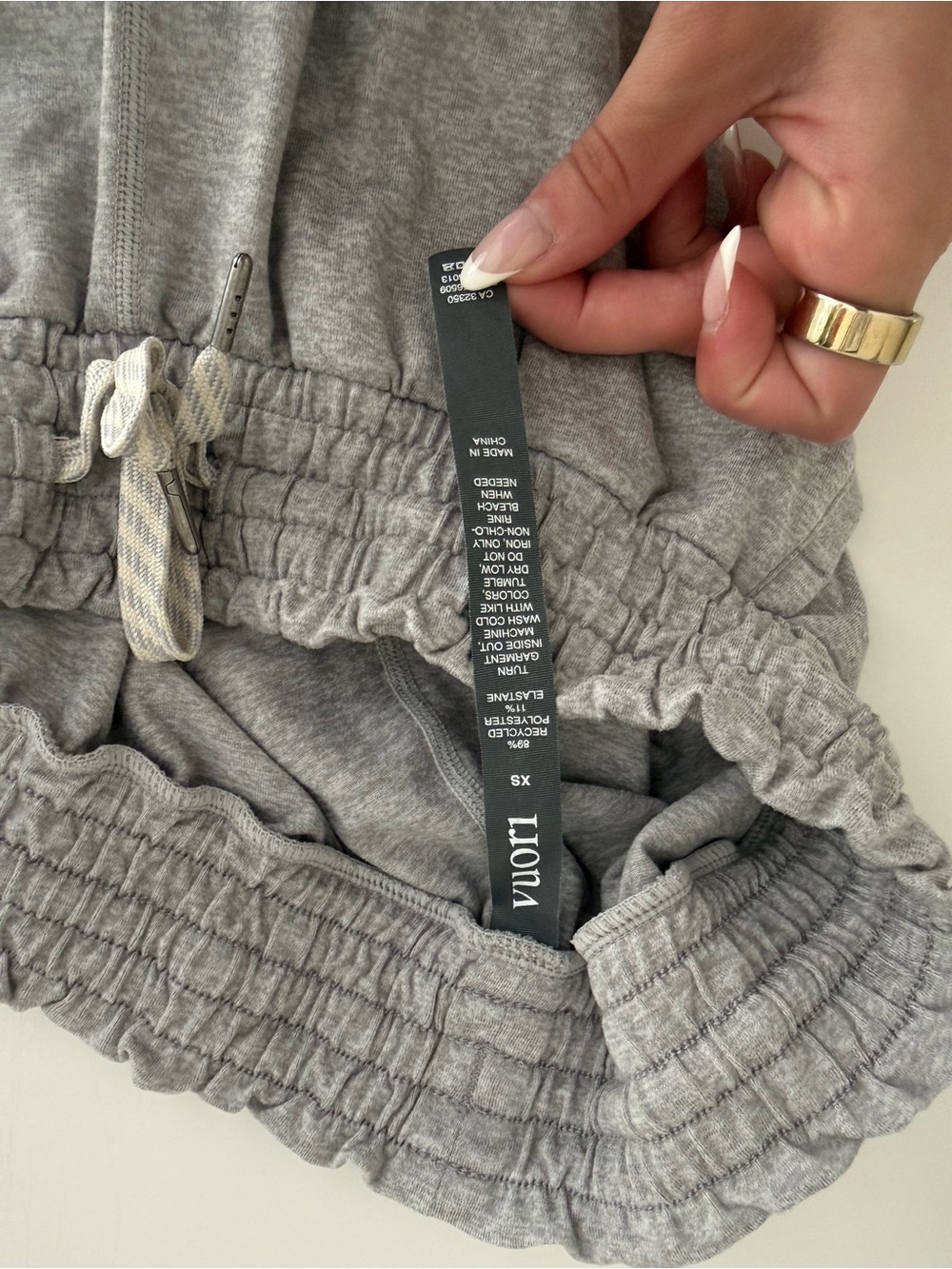 Vuori Gray Athletic Shorts - Picture 3 of 3